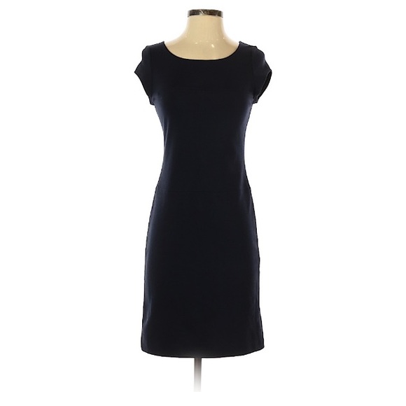 dark blue work dress